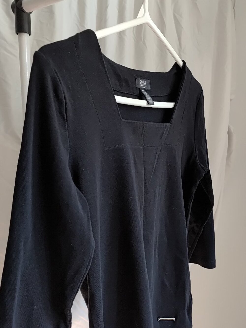 Jones New York Women's Black Knit Top Size Small